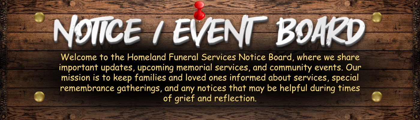 Notice Board Header